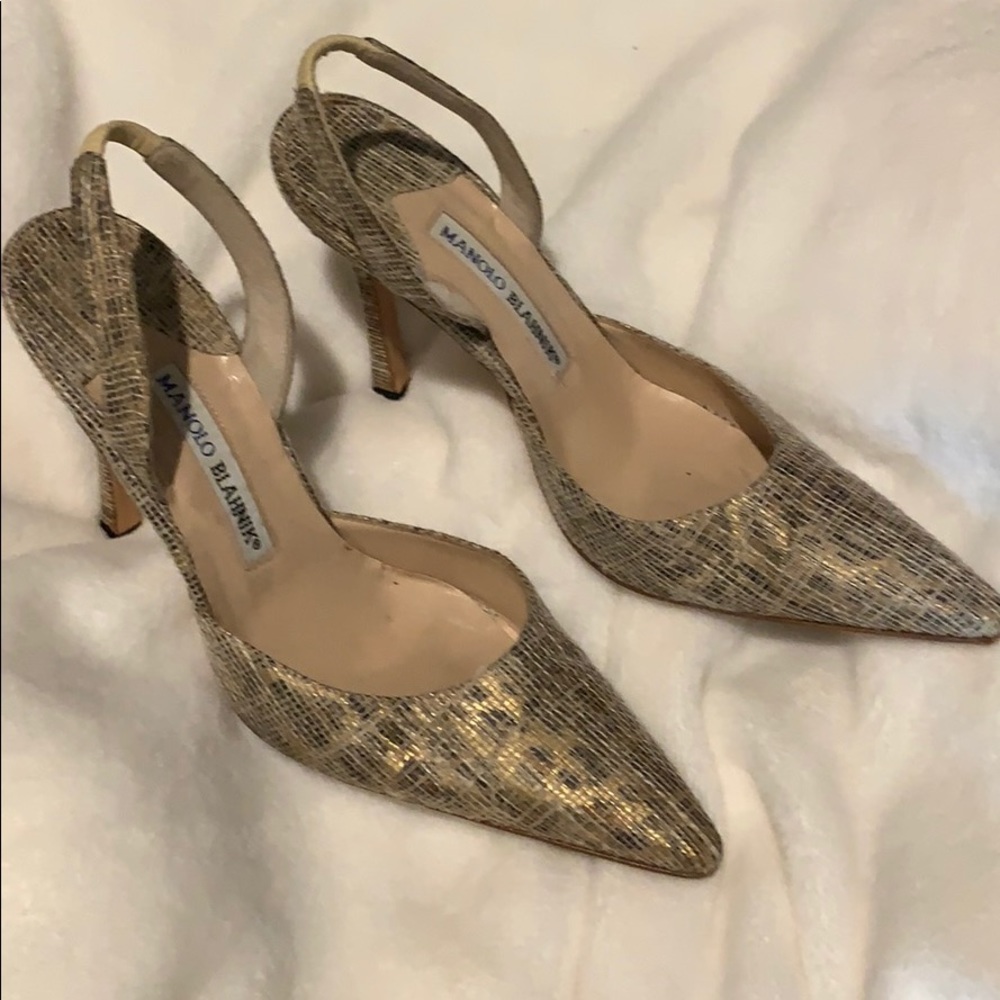 Manolo Blahnik Slingback Shoes